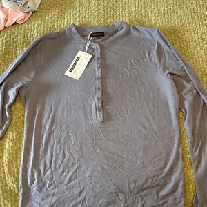 Long Sleeve Blue Shirt